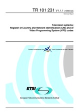 ETSI TR 101231-V1.1.1 28.2.1998