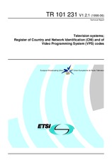 ETSI TR 101231-V1.2.1 15.6.1998