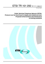 ETSI TR 101292-V1.1.1 15.7.1999