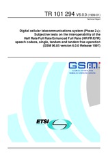 ETSI TR 101294-V6.0.0 22.1.1999