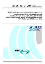 ETSI TR 101294-V8.0.0 28.6.2000