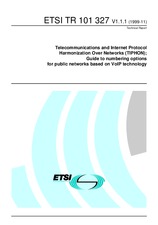 ETSI TR 101327-V1.1.1 22.11.1999