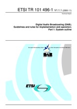 Norma ETSI TR 101496-1-V1.1.1 7.11.2000 náhled
