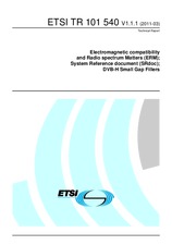 ETSI TR 101540-V1.1.1 11.3.2011