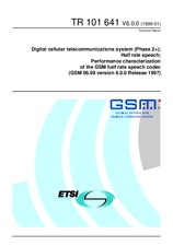ETSI TR 101641-V6.0.0 22.1.1999