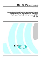 ETSI TR 101666-V1.0.0 19.5.1999