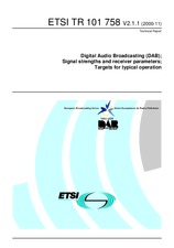 ETSI TR 101758-V2.1.1 10.11.2000