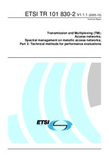 ETSI TR 101830-2-V1.1.1 4.10.2005