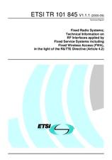 Náhled ETSI TR 101845-V1.1.1 11.9.2000