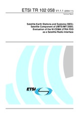 ETSI TR 102058-V1.1.1 10.11.2004