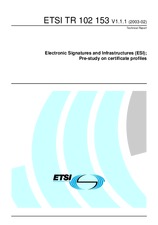 ETSI TR 102153-V1.1.1 19.2.2003