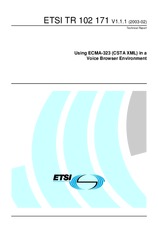 ETSI TR 102171-V1.1.1 13.2.2003
