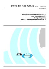 ETSI TR 102300-3-V1.2.1 30.1.2002