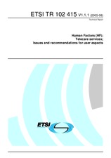 Norma ETSI TR 102415-V1.1.1 23.8.2005 náhled