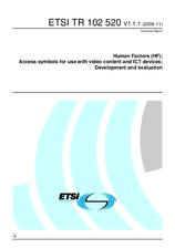 ETSI TR 102520-V1.1.1 2.11.2006