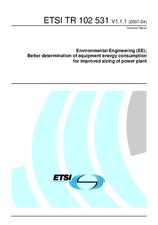 ETSI TR 102531-V1.1.1 24.4.2007