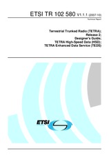 ETSI TR 102580-V1.1.1 26.10.2007