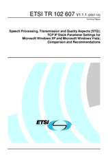 ETSI TR 102607-V1.1.1 26.10.2007