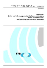 ETSI TR 102805-1-V1.1.1 20.11.2009