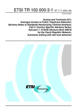 ETSI TR 103000-3-1-V1.1.1 7.8.2001