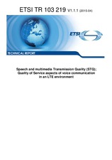 ETSI TR 103219-V1.1.1 21.4.2015