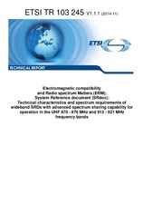 Náhled ETSI TR 103245-V1.1.1 20.11.2014