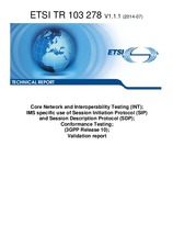 Náhled ETSI TR 103278-V1.1.1 31.7.2014