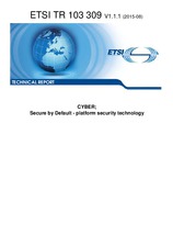 Náhled ETSI TR 103309-V1.1.1 11.8.2015