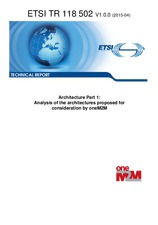 Norma ETSI TR 118502-V1.0.0 10.4.2015 náhled
