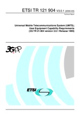 ETSI TR 121904-V3.0.1 31.3.2000