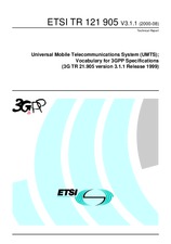 Norma ETSI TR 121905-V3.1.1 22.8.2000 náhled
