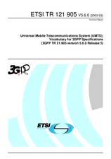 ETSI TR 121905-V5.6.0 31.3.2003
