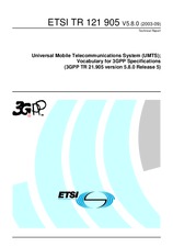 ETSI TR 121905-V5.8.0 30.9.2003