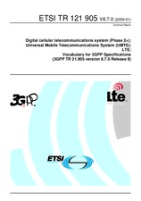ETSI TR 121905-V8.7.0 19.1.2009