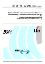 ETSI TR 122903-V8.0.0 19.1.2009