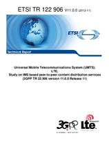 ETSI TR 122906-V11.0.0 13.11.2012