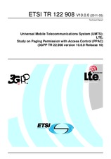 ETSI TR 122908-V10.0.0 19.5.2011