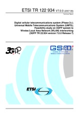 ETSI TR 122934-V7.0.0 30.6.2007