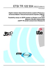 ETSI TR 122934-V8.0.0 19.1.2009