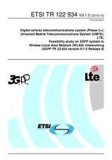 ETSI TR 122934-V9.1.0 11.10.2010