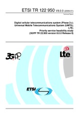 ETSI TR 122950-V8.0.0 19.1.2009