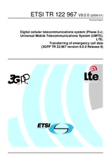 ETSI TR 122967-V8.0.0 19.1.2009