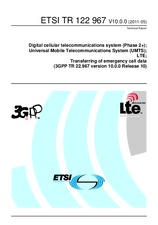 ETSI TR 122967-V10.0.0 13.5.2011