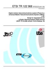 ETSI TR 122968-V10.0.0 19.5.2011