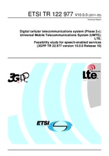 ETSI TR 122977-V10.0.0 19.5.2011