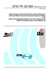ETSI TR 122982-V10.0.0 19.5.2011