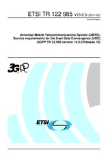 ETSI TR 122985-V10.0.0 19.5.2011