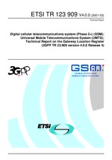 ETSI TR 123909-V4.0.0 31.3.2001