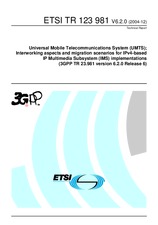 ETSI TR 123981-V6.2.0 31.12.2004