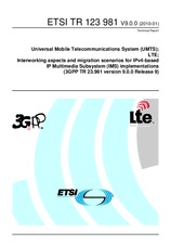 ETSI TR 123981-V9.0.0 11.1.2010